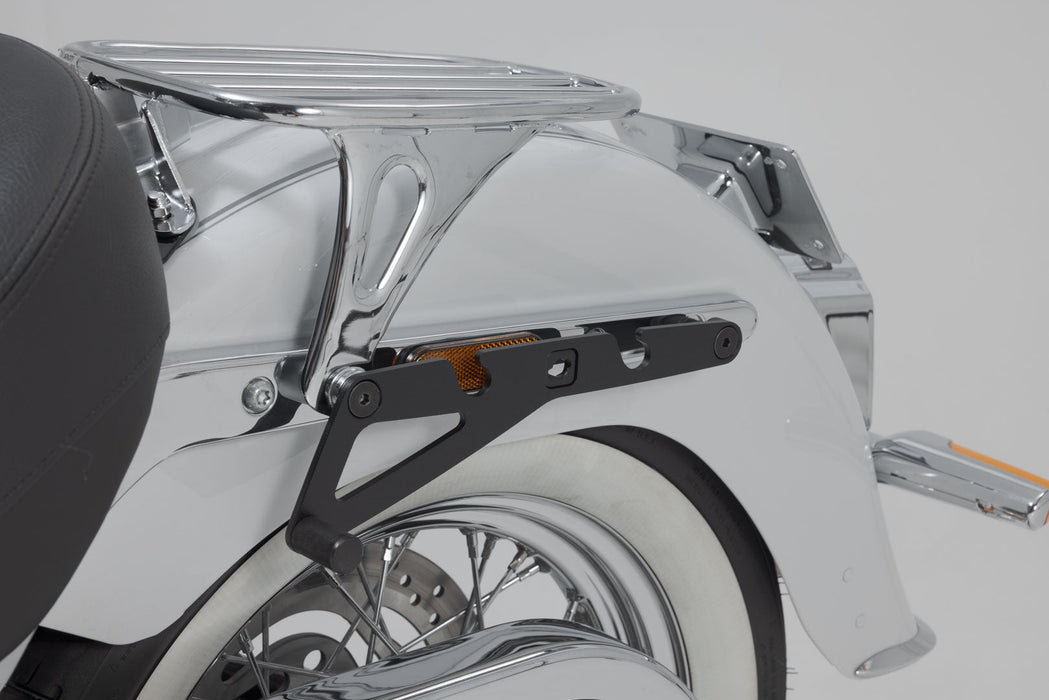 SLH side carrier LH1 left - Harley-Davidson Softail Deluxe (17-). For LH1. SW-Motech