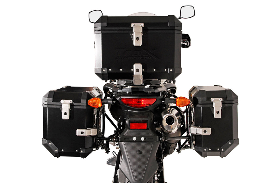 EVO side carriers - Black. Suzuki DL 650 (11-16). SW-Motech