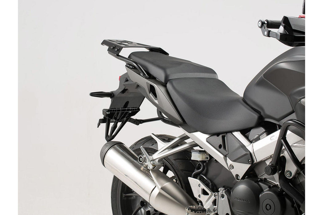 TRAX ADV aluminium case system - Silver. 37/37 l. Honda VFR800X Crossrunner (15-). SW-Motech