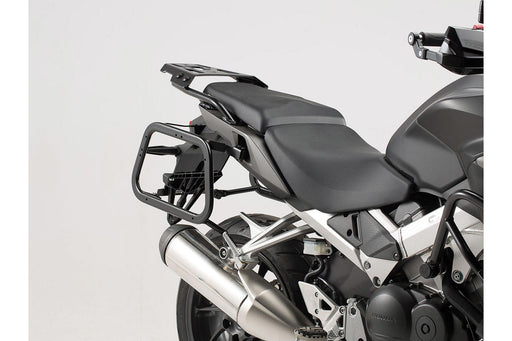 TRAX ADV aluminium case system - Black. 45/45 l. Honda VFR800X Crossrunner (15-). SW-Motech