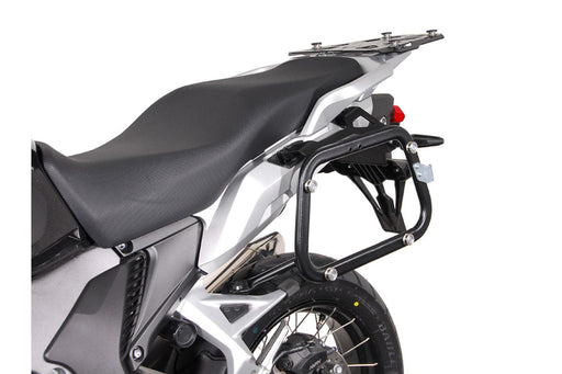 TRAX ADV aluminium case system - Black. 45/45 l. Honda Crosstourer (11-). SW-Motech