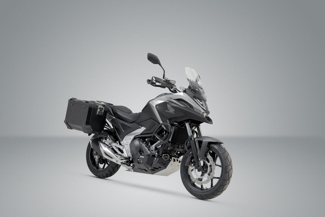 TRAX ADV aluminium case system - Black. 37/37 l. Honda NC750X/XD (20-). SW-Motech