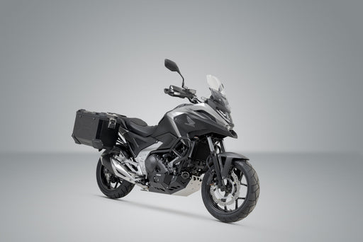 TRAX ADV aluminium case system - Black. 45/45 l. Honda NC750X/XD (20-). SW-Motech