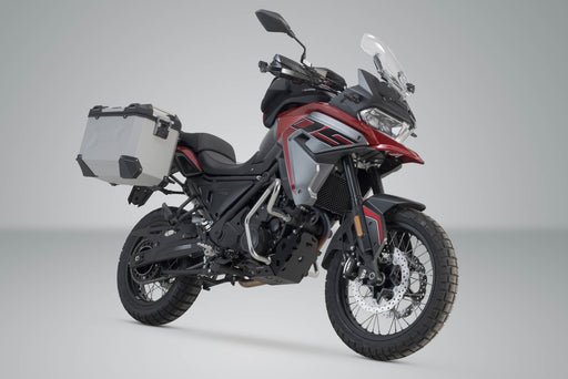 TRAX ADV aluminium case system - Silver. 37/45L. Voge 650 DS/X (22-). SW-Motech