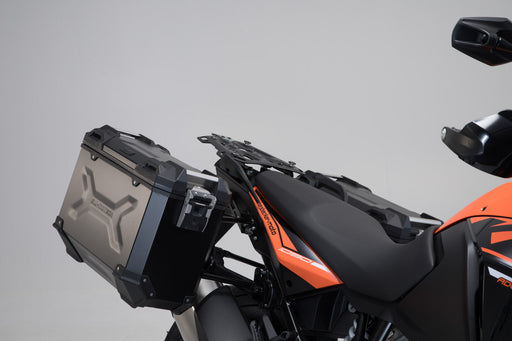 TRAX ADV aluminium case system - Black. 45/37 l. KTM 1050/1090/1190 Adv,1290 SAdv SW-Motech