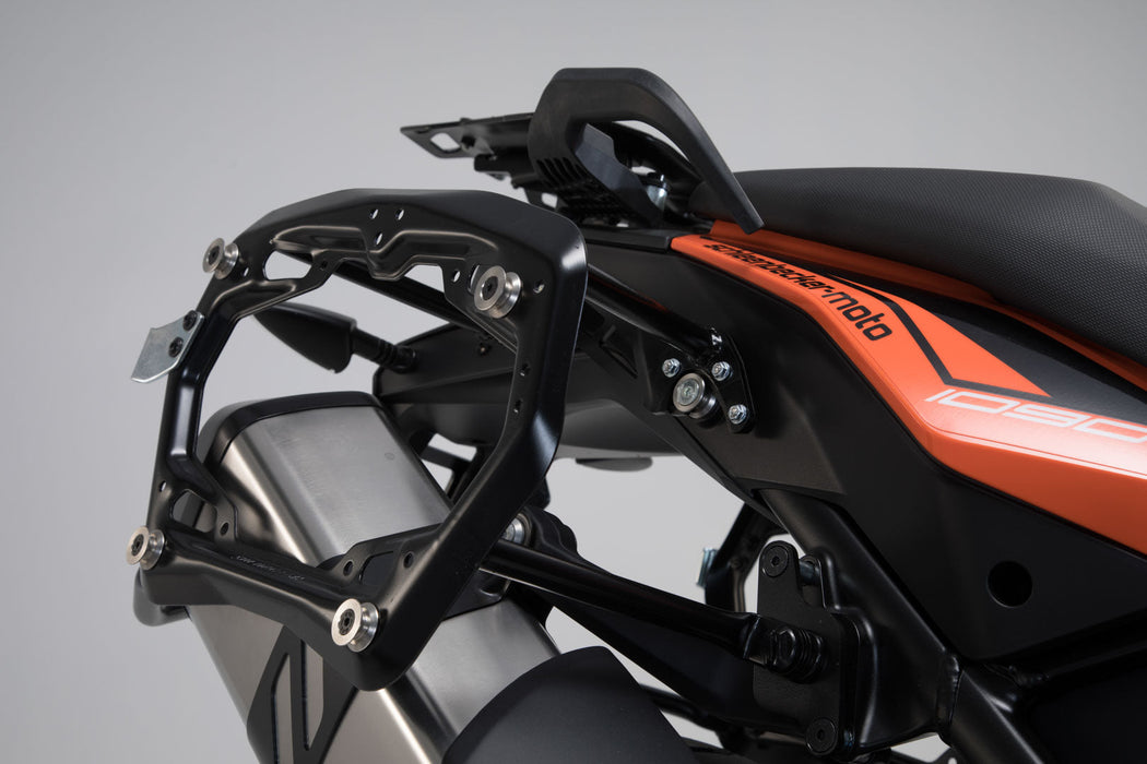 TRAX ADV aluminium case system - Black. 45/37 l. KTM 1050/1090/1190 Adv,1290 SAdv SW-Motech