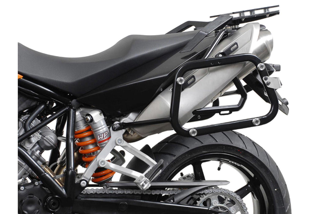 EVO side carriers - Black. KTM 990 SM / SM-T / SM-R / 950 SM SW-Motech