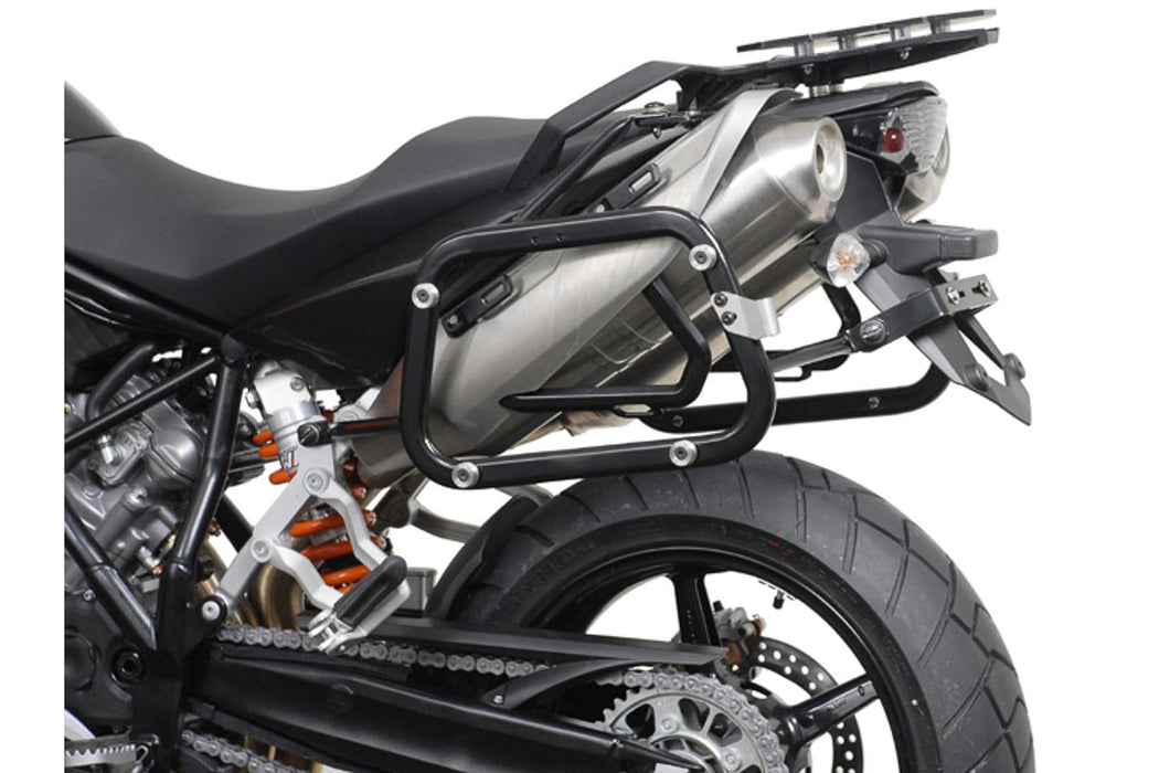 EVO side carriers - Black. KTM 990 SM / SM-T / SM-R / 950 SM SW-Motech