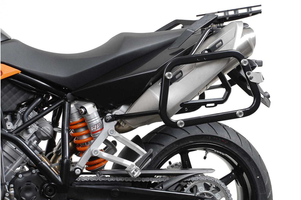 EVO side carriers - Black. KTM 990 SM / SM-T / SM-R / 950 SM SW-Motech