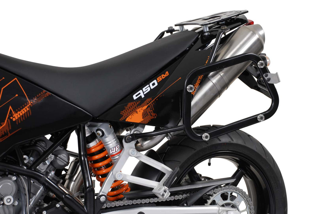 AERO ABS side case system - 2x25 l. KTM 990 SM/-T/-R / 950 SM. SW-Motech