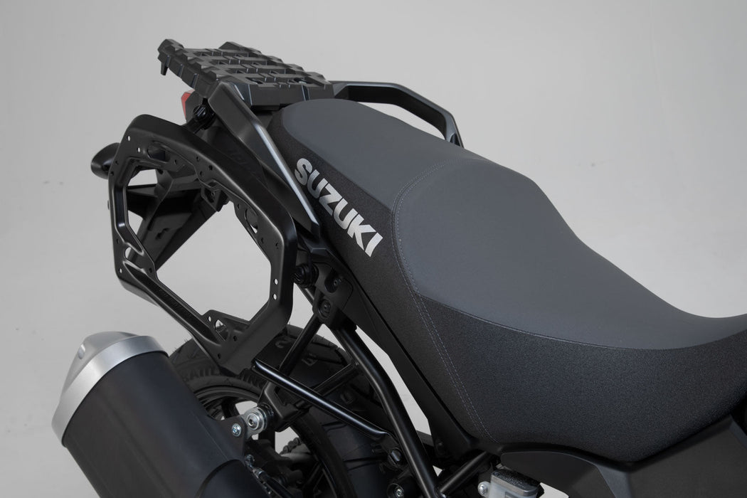 PRO side carrier - Black. Suzuki V-Strom 1000 (14-19). SW-Motech