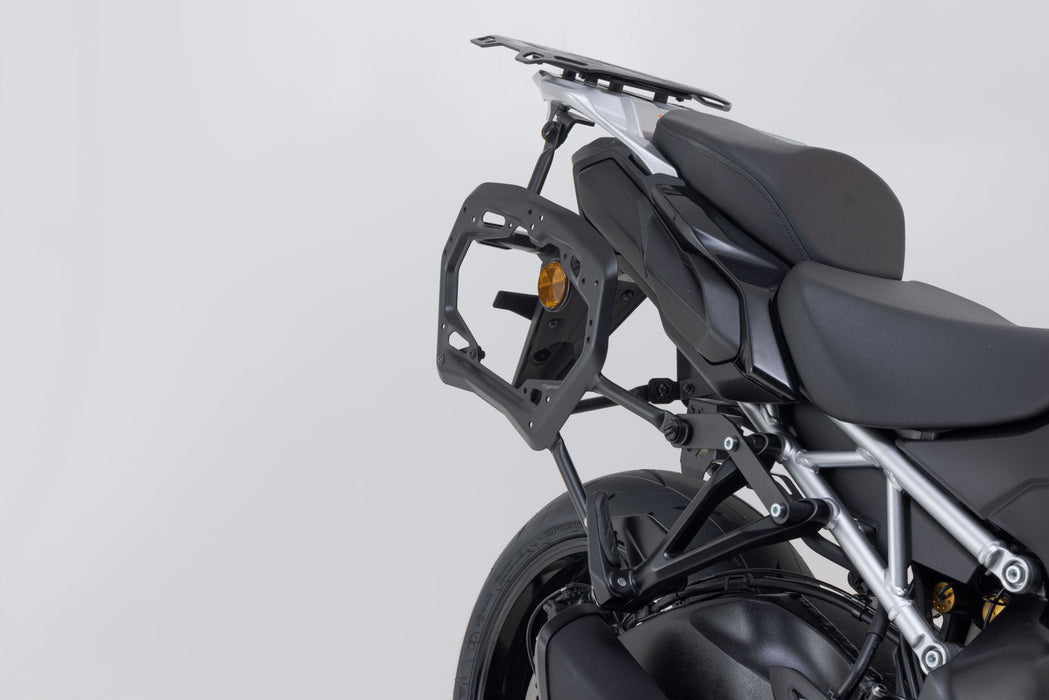 TRAX ADV aluminium case system - Silver. 37/37 l. Suzuki GSX-S1000GX (23-). SW-Motech