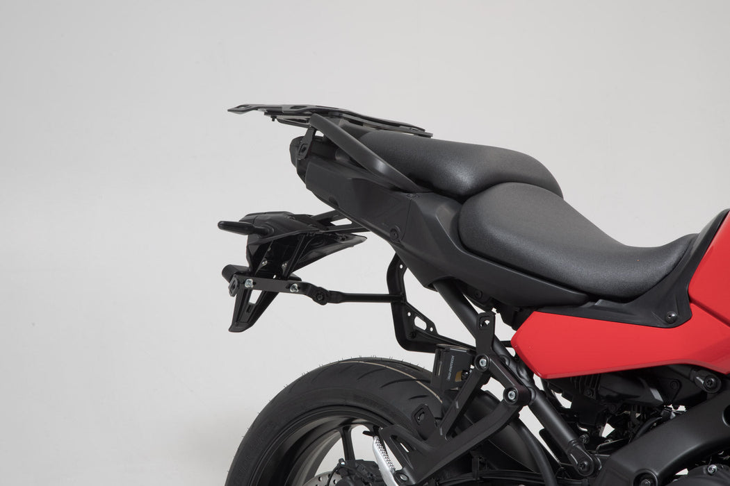 PRO side carriers - Black. Yamaha Tracer 9 / GT (20-) / GT+ (22-). SW-Motech