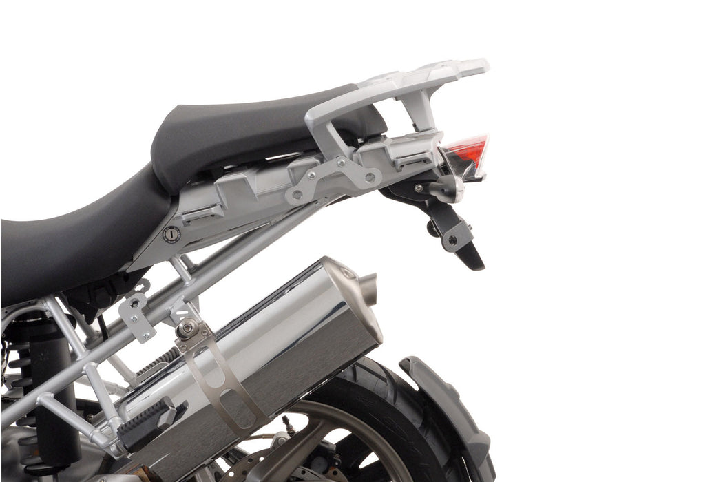 TRAX ADV aluminium case system - Black. 37/45 l. R 1200 GS (04-12)/ Adv (06-13). SW-Motech
