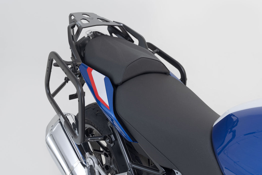 EVO side carriers - Black. BMW R 1200 R/RS (14-18), R 1250 R/RS (18-). SW-Motech