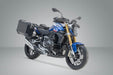 TRAX ADV aluminium case system - Black. 37/37 l. BMW R 1200 R/RS, R 1250 R/RS. SW-Motech