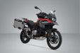 TRAX ADV aluminium case system - Silver. 45/37 l. BMW F 750/800 GS, F 850 GS/Adv. SW-Motech