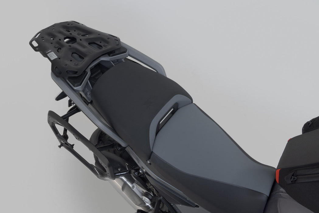 Adventure set TRAX ADV - Silver. R 1300 GS Adv (24-). BMW top case holder. SW-Motech