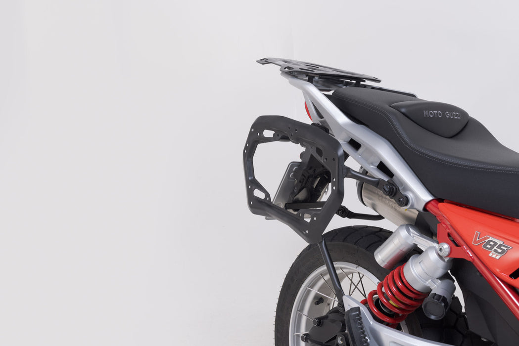 PRO side carrier - Black. Moto Guzzi V85 TT / Strada (24-). SW-Motech