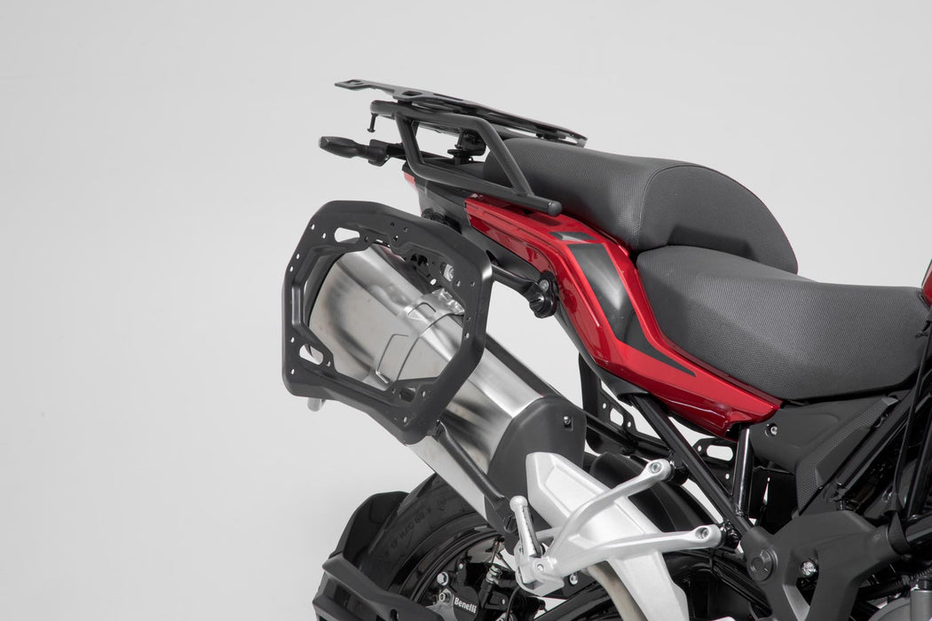 TRAX ADV aluminium case system - Black. 45/37 l. Benelli TRK 502 X (18-). SW-Motech