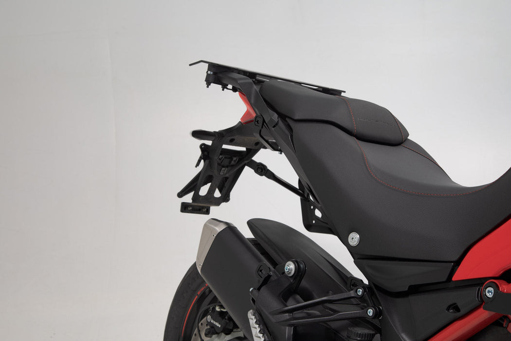 PRO side carrier - Black. Ducati Multistrada 1200/ 1260/ 950 / V2. SW-Motech