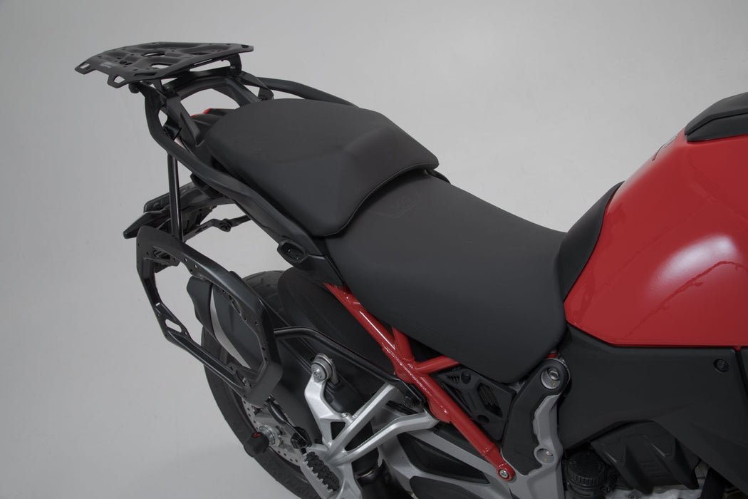 PRO side carrier - Black. Ducati Multistrada V4 (20-24). SW-Motech