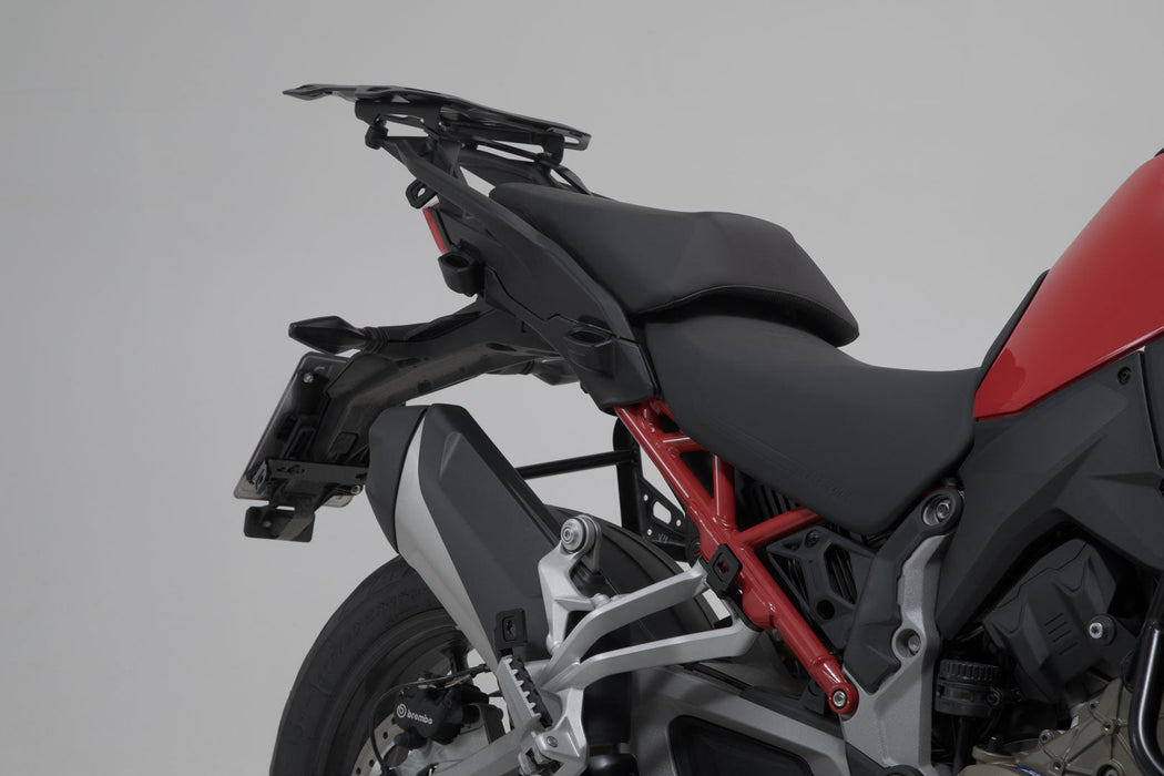 PRO side carrier US model - Black. Ducati Multistrada V4 (20-). SW-Motech