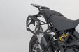 PRO side carrier - Black. Ducati DesertX (22-) / Rally (23-). SW-Motech
