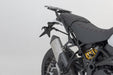 PRO side carrier - Black. Ducati DesertX (22-) / Rally (23-). SW-Motech