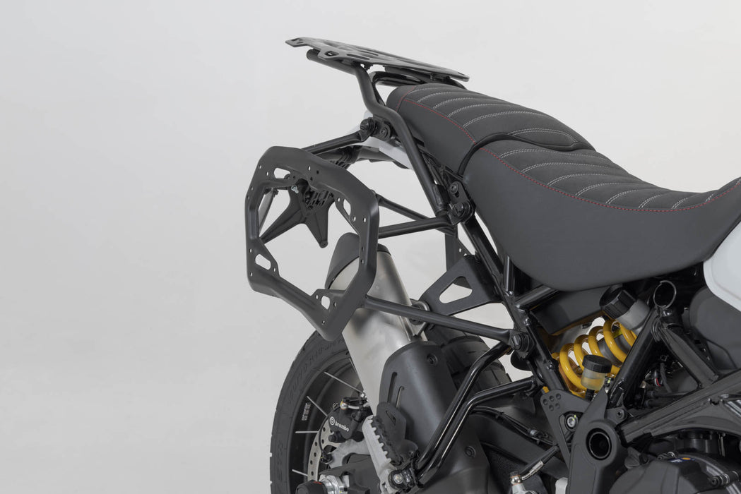 PRO side carrier US model - Black. Ducati DesertX (22-) / Rally (23-). SW-Motech