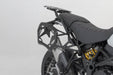 TRAX ADV aluminum case system US model - Black. 45/37L. Ducati DesertX (22-) / Rally (23-). SW-Motech