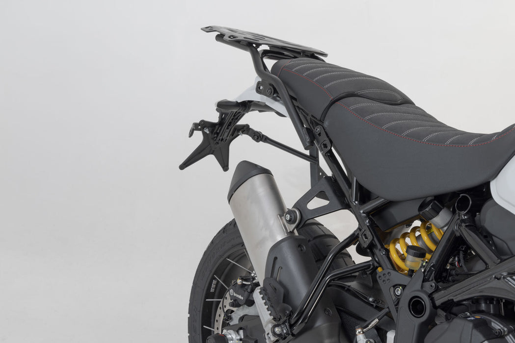 PRO side carrier US model - Black. Ducati DesertX (22-) / Rally (23-). SW-Motech