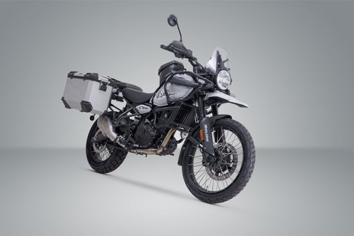 TRAX ADV aluminium case system - Silver. 45/45L. Royal Enfield Himalayan 450 (23-). SW-Motech