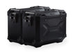 TRAX ADV aluminium case system - Black. 45/45 l. BMW F650GS (-07) / G 650GS (11-). SW-Motech