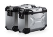 TRAX ADV aluminium case system - Silver. 37/45 l. R 1200 GS (04-12)/ Adv (06-13). SW-Motech