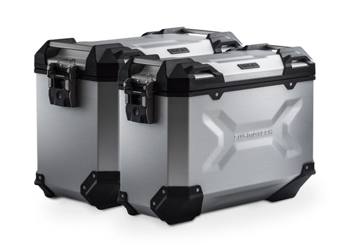 TRAX ADV aluminium case system - Silver. 45/37 l. Benelli TRK 502 X (18-). SW-Motech