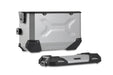 TRAX ADV aluminium case system  - Silver. 37/37 l. BMW F 900 R / XR (19-24). SW-Motech