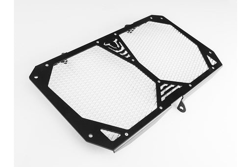Radiator guard - Black/silver. Kawasaki Versys 1000 (12-18). SW-Motech
