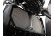 Radiator guard - Black/silver. Kawasaki Versys 1000 (12-18). SW-Motech