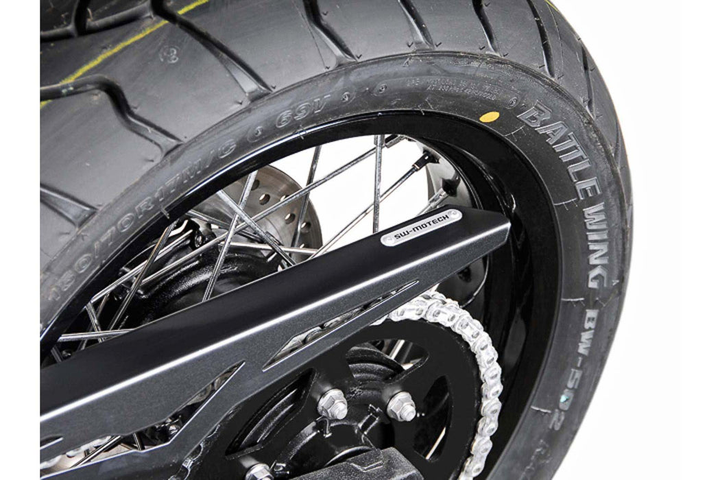 Chain guard - Black. Triumph Tiger 800 models (10-). SW-Motech