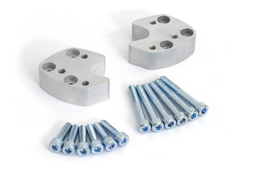 Bar riser - H=27 mm. Silver. Yamaha FJR 1300 (00-05). SW-Motech