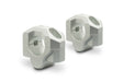 Bar riser for Ø 28 mm handlebar - H=20 mm. Silver. Milled. SW-Motech