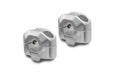 Bar riser for Ø 22 mm handlebar - H=20 mm. Silver. SW-Motech