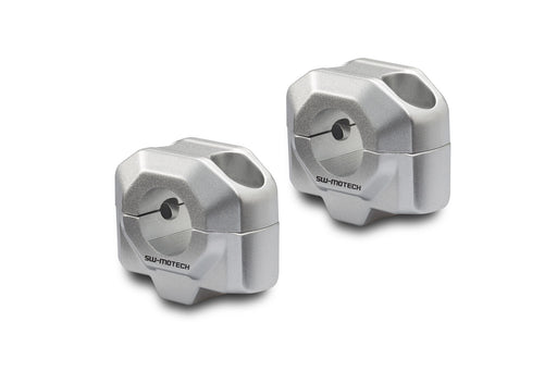 Bar riser for Ø 22 mm handlebar - H=20 mm. Silver. SW-Motech