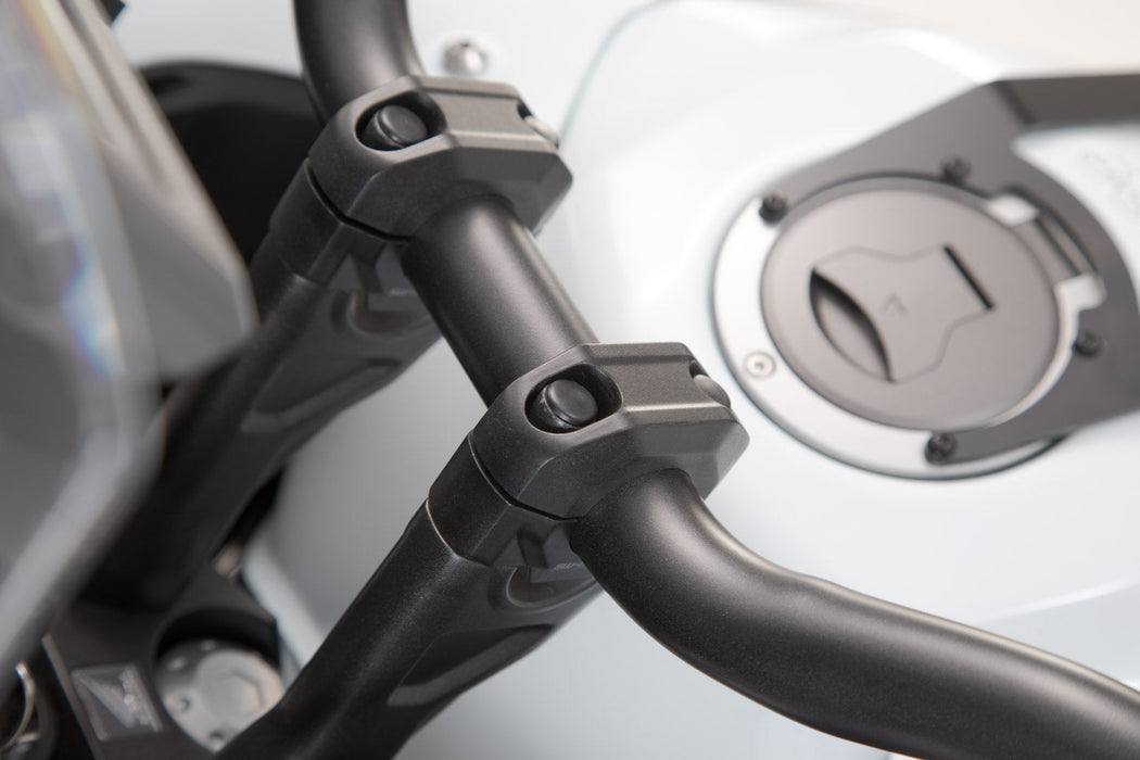 Bar riser for Ø 28 mm handlebar - H=20 mm. Black. SW-Motech