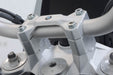 Bar riser - H=30 mm. Silver. BMW F 850 GS/Adv, F 900 GS. SW-Motech