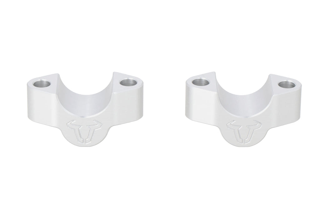 Bar riser - H=20 mm. Silver. Triumph Tiger 900 GT/Rally Pro. SW-Motech