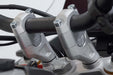 Bar riser - H=30 mm. Silver. Triumph Tiger 900 GT/Rally Pro. SW-Motech