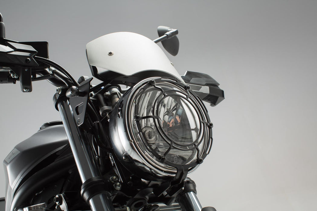 Headlight guard - Grille. Black. Suzuki SV650 (15-). SW-Motech