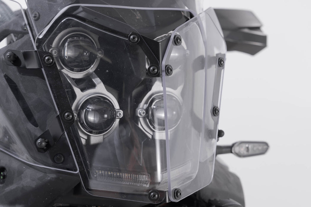 Headlight guard - Bracket with shield. Ténéré 700 World Raid/Rally. SW-Motech